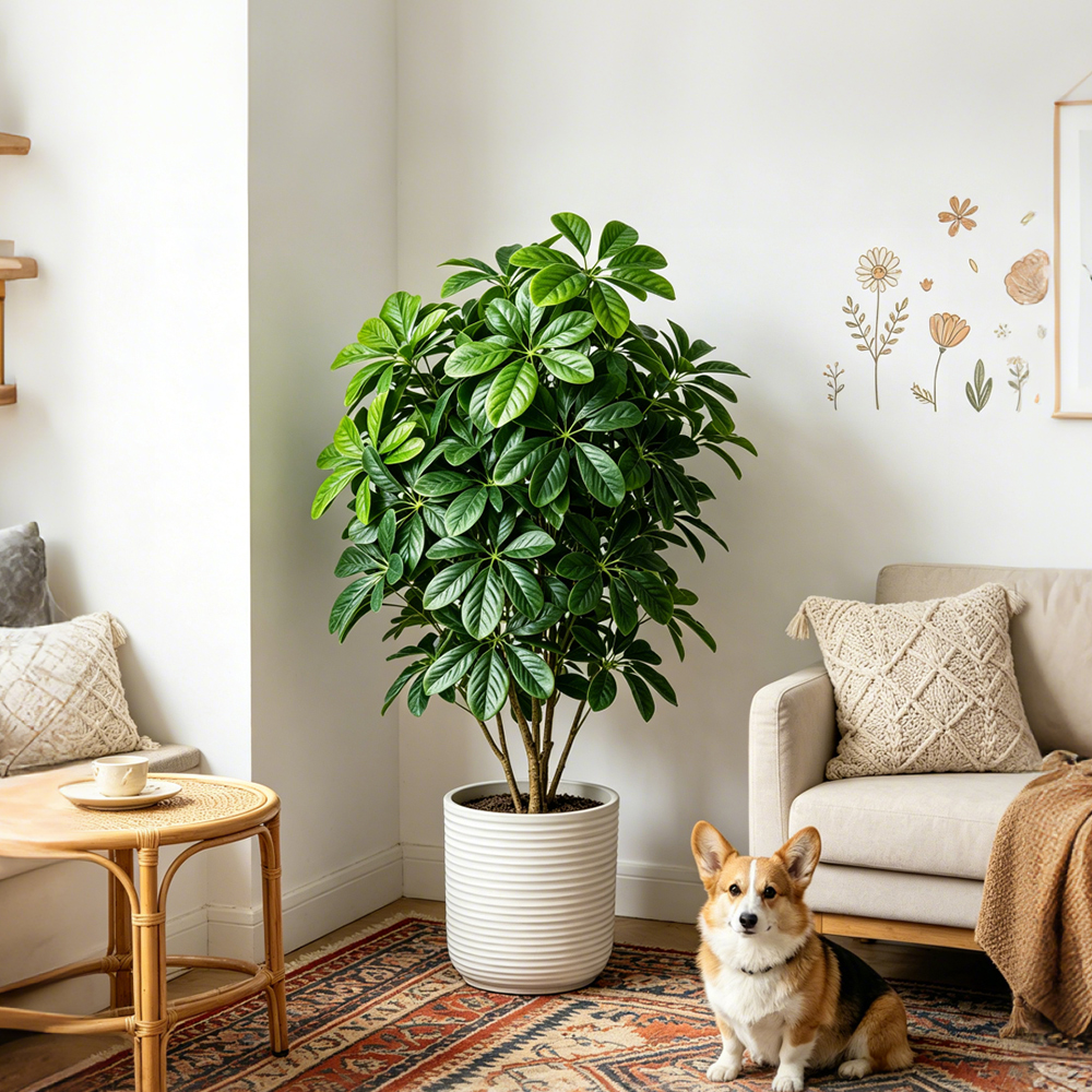 Ficus Lyrata Tree - 85/98cm Artificial Palm Plants Large Fake