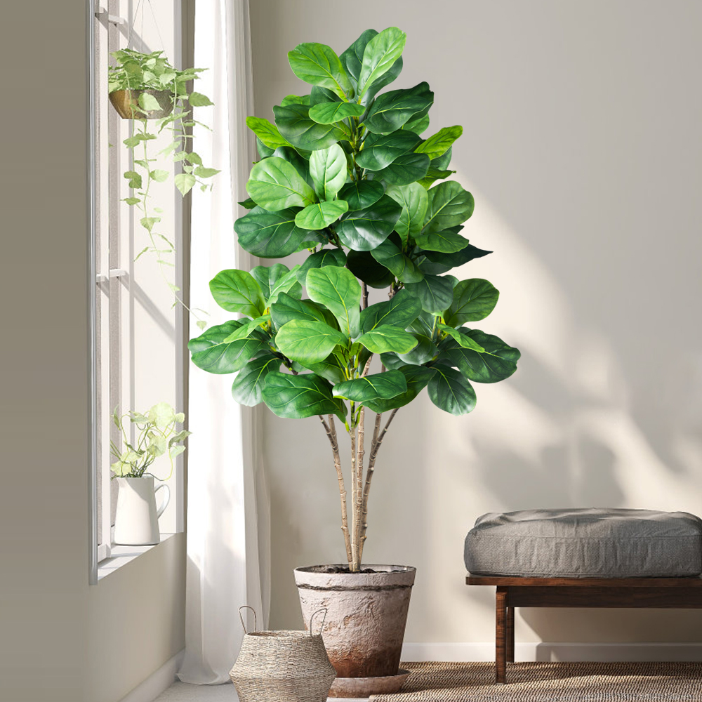 70-135cm Large Artificial Fidd - Ficus Lyrata Tree 评论和价格