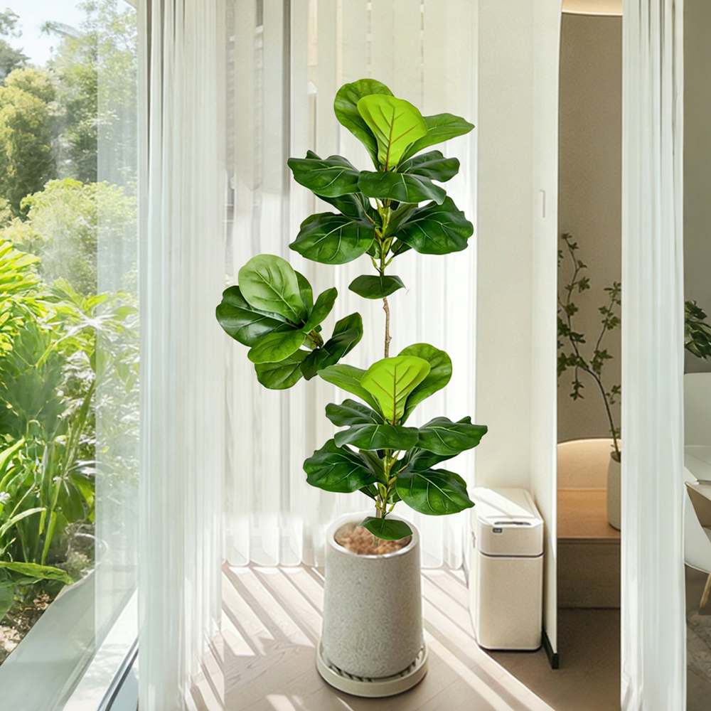 70-135cm Large Artificial Fidd - Ficus Lyrata Tree 评论和价格