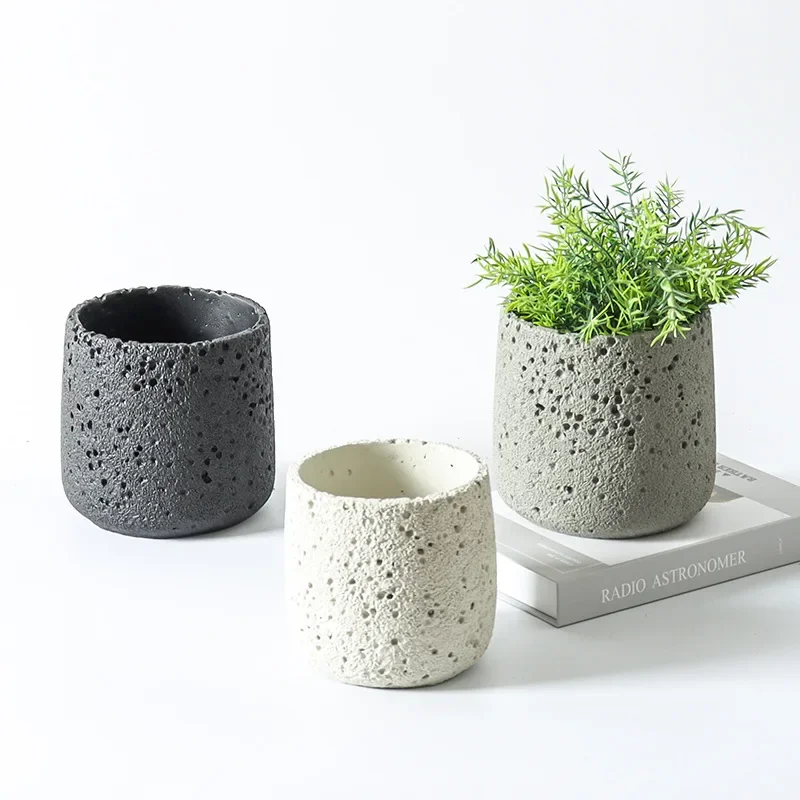Nordic cement flowerpot simple - Echeveria Succulent 评论和价格