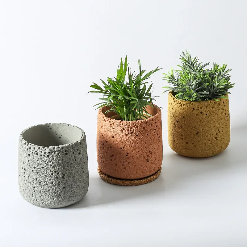 Nordic cement flowerpot simple - Echeveria Succulent 评论和价格