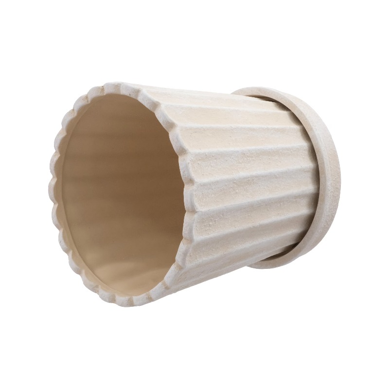 8 Inch Shell Planter Cream Cer - Aloe Vera Pot 评论和价格