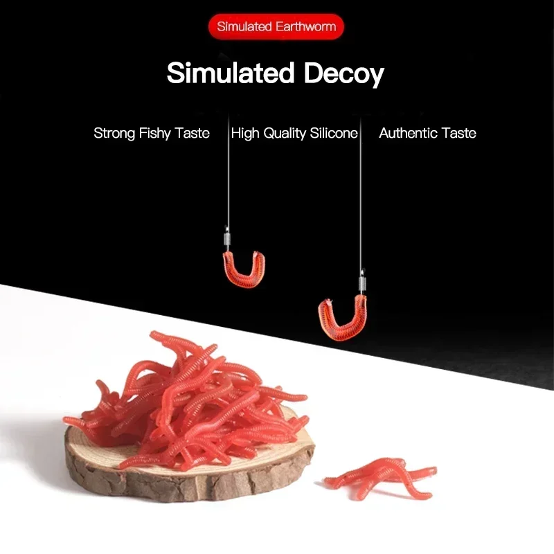 Lifelike Red Worm Soft Lure Ea - Aglaonema Red 评论和价格