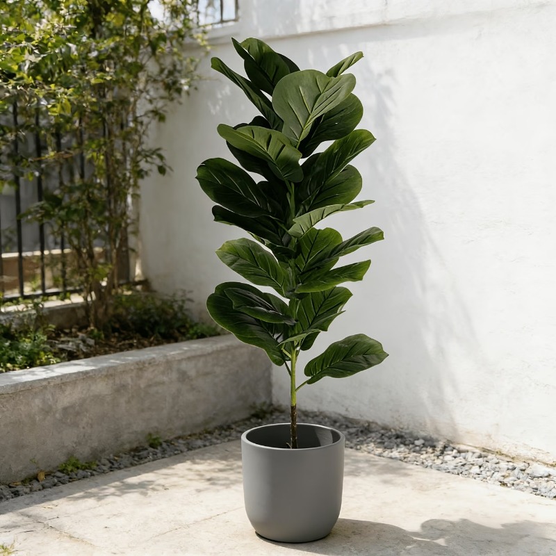1Pc 100cm Artificial Ficus Lyr - Ficus Lyrata Tree 评论和价格