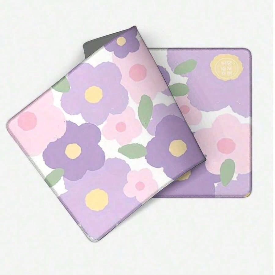 Purple Flower Mouse Pad - Larg - Tradescantia Purple 评论和价格