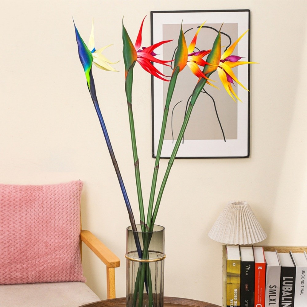 New Long Stem Artificial Bird  - Bird Paradise Strelitzia 评论和价格