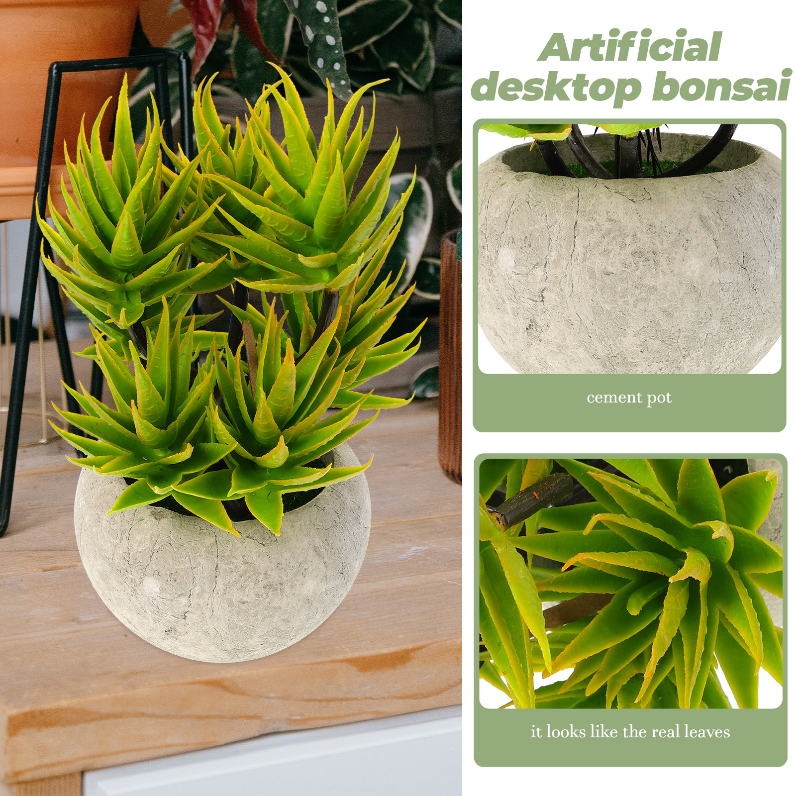 1 Piece Artificial Aloe Vera B - Aloe Vera Pot 评论和价格