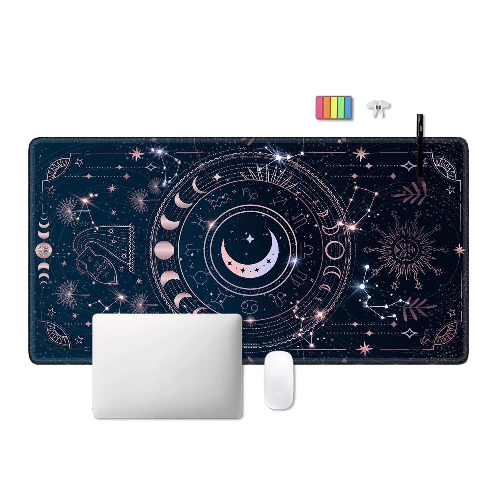 Night view Moon Star Mouse Pad - Tradescantia Purple 评论和价格