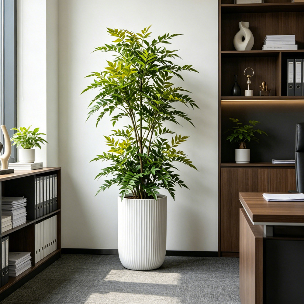 73-135cm Artificial Nandina Pl - Ficus Lyrata Tree 评论和价格