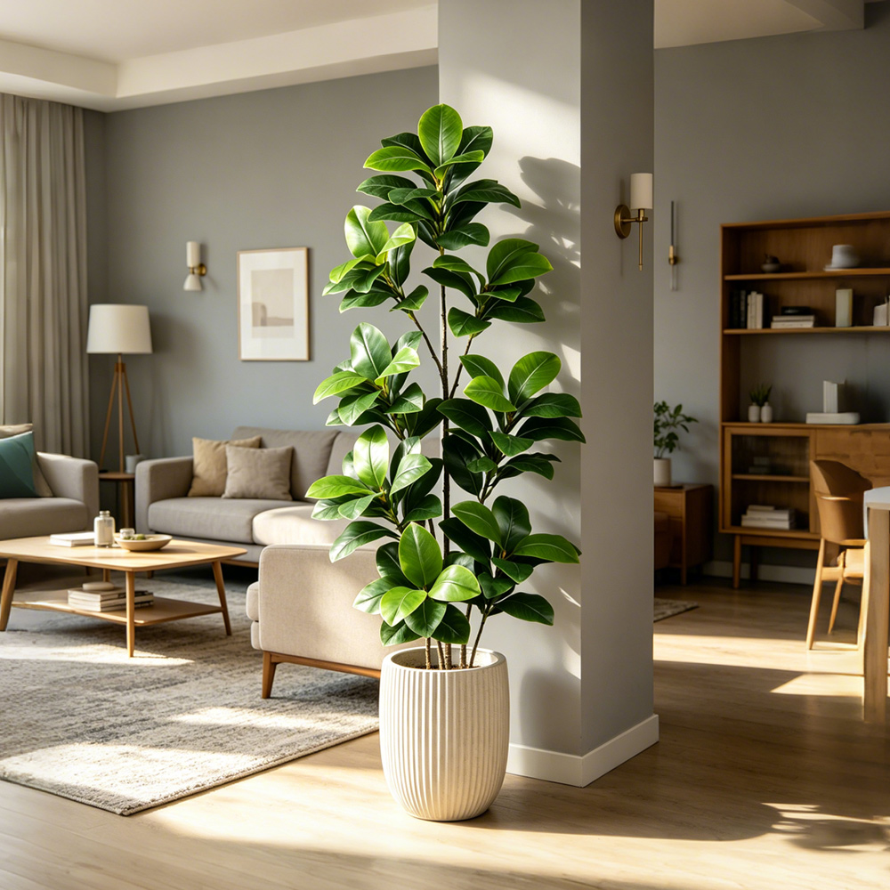 74-140cm Large Artificial Bany - Ficus Lyrata Tree 评论和价格