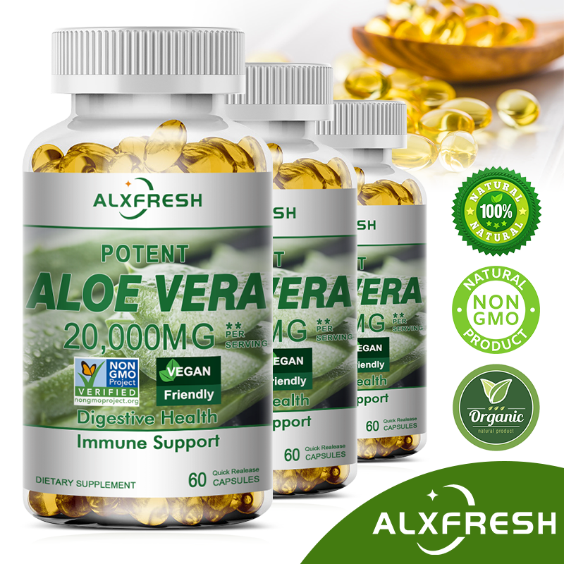 Aloe Vera Capsules Improve Dig - Aloe Vera Pot 评论和价格