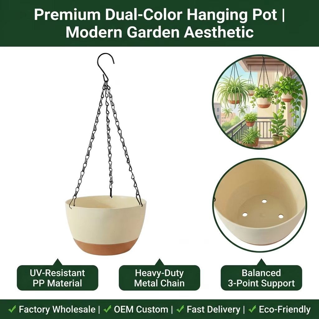 Modern Everyday Dual-Color Han - Spider Plant Hanging 评论和价格