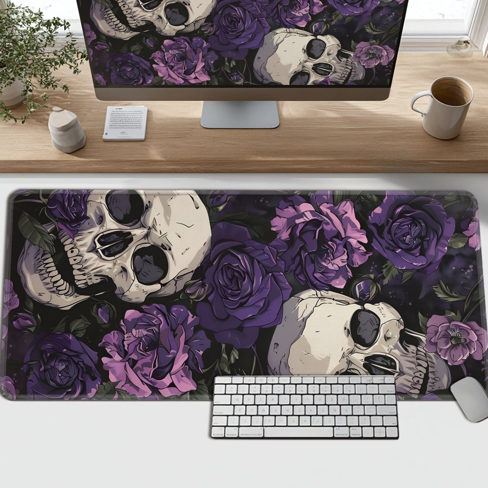 Gothic skull and purple flower - Tradescantia Purple 评论和价格