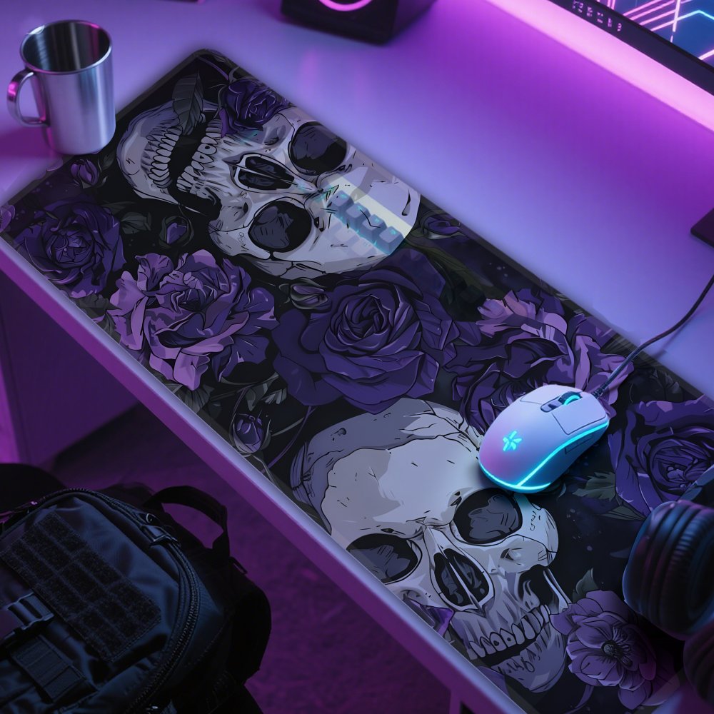 Gothic skull and purple flower - Tradescantia Purple 评论和价格
