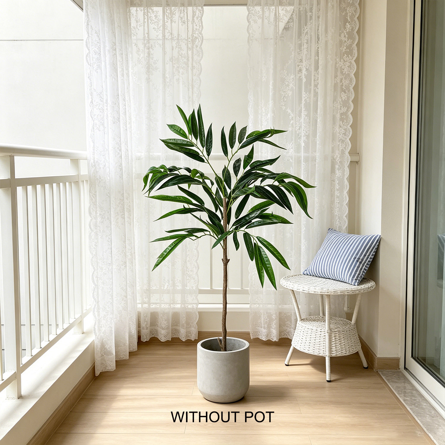 65-210cm/6.9ft Artificial Will - Ficus Lyrata Tree 评论和价格